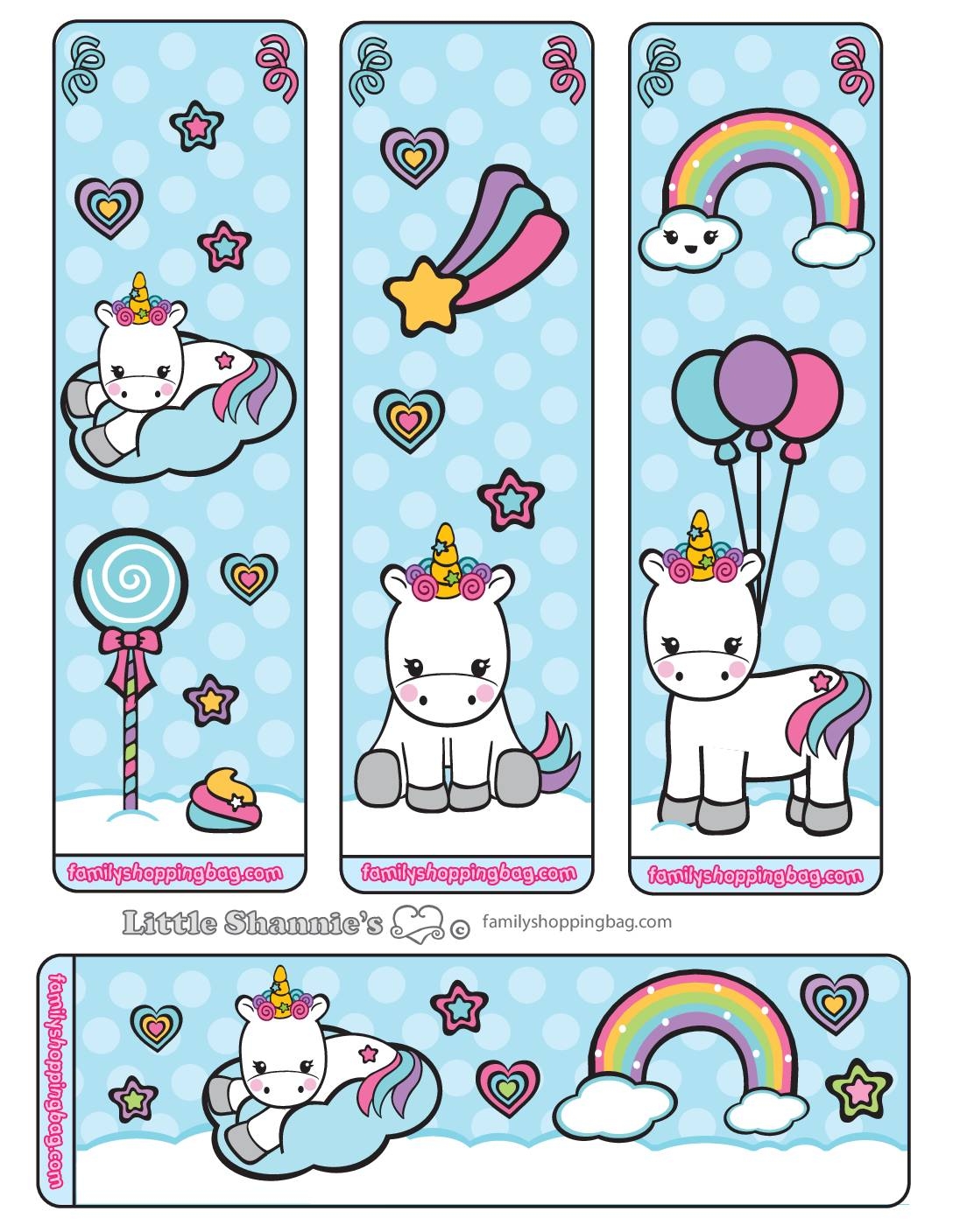 Bookmarks Unicorn