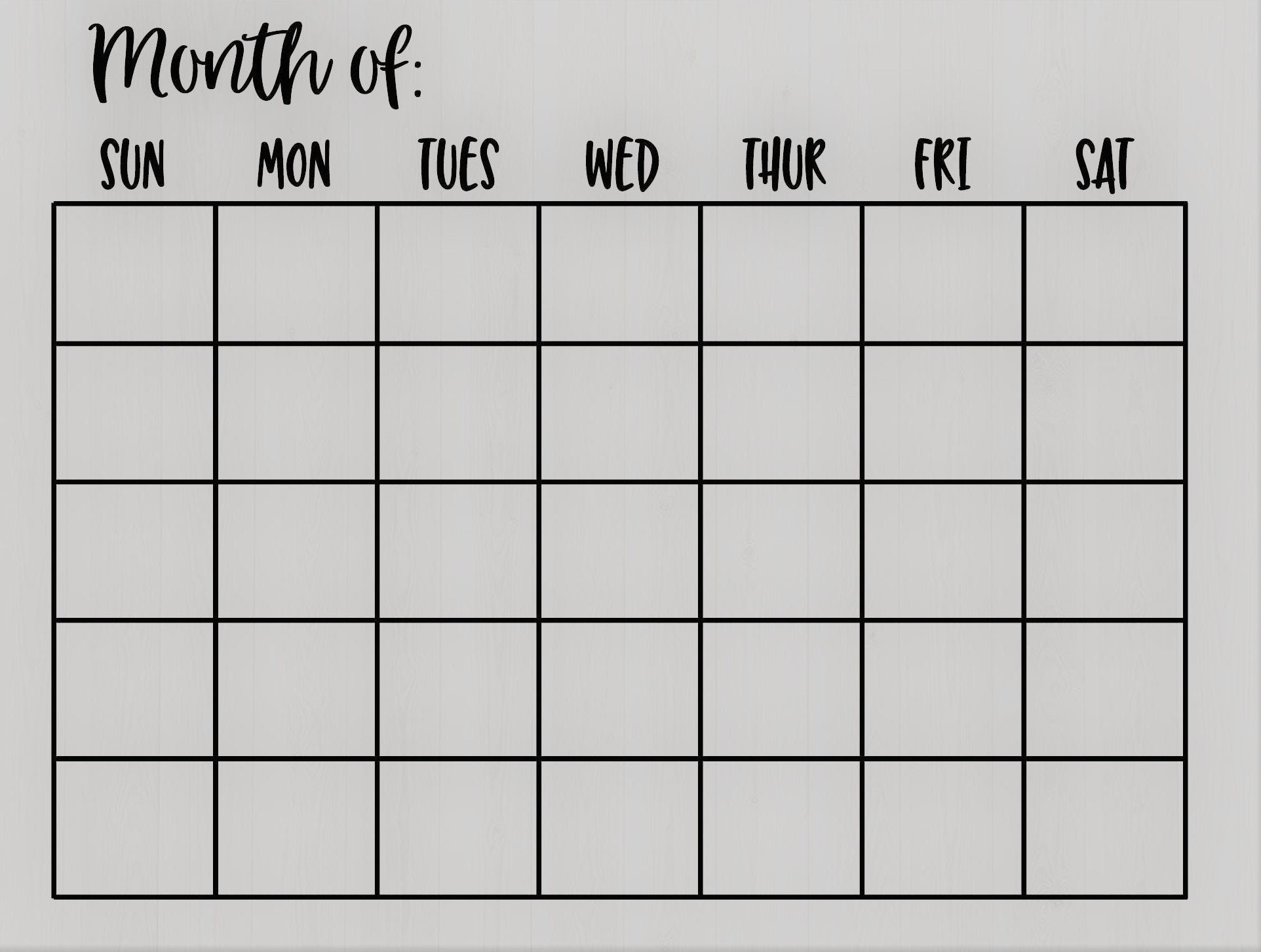 Calendar SVG File Etsy