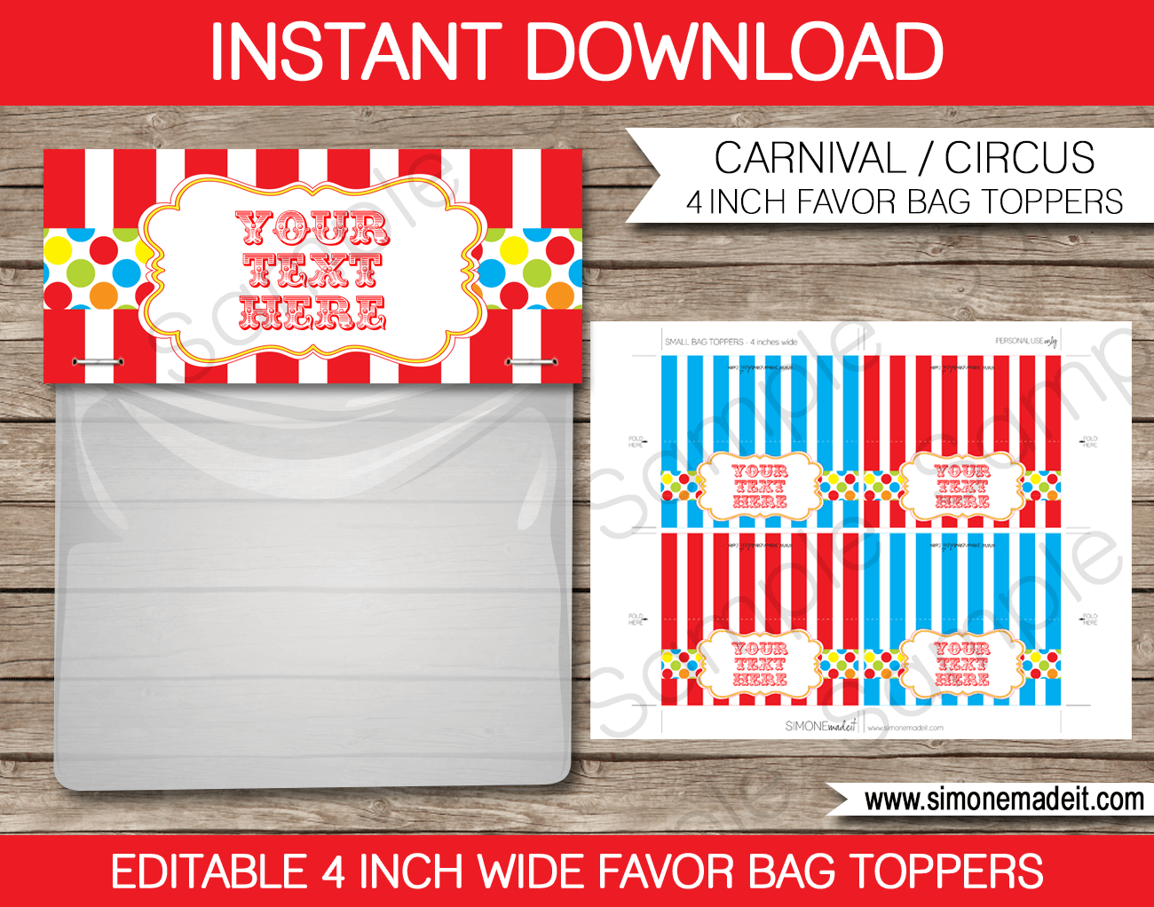 Carnival Edit Printable Free