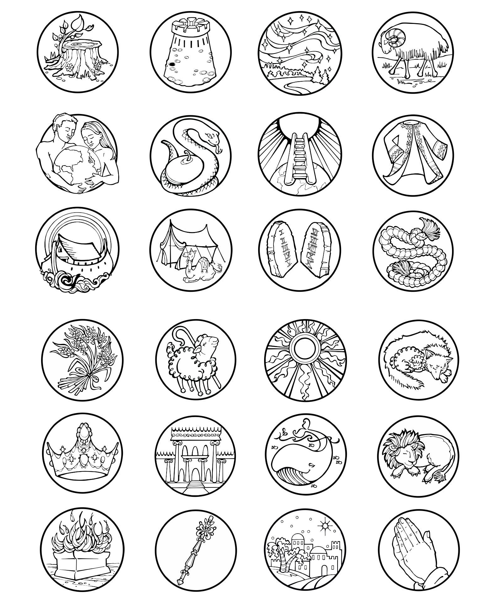 Catholic Jesse Tree Symbols 10 Free PDF Printables Printablee