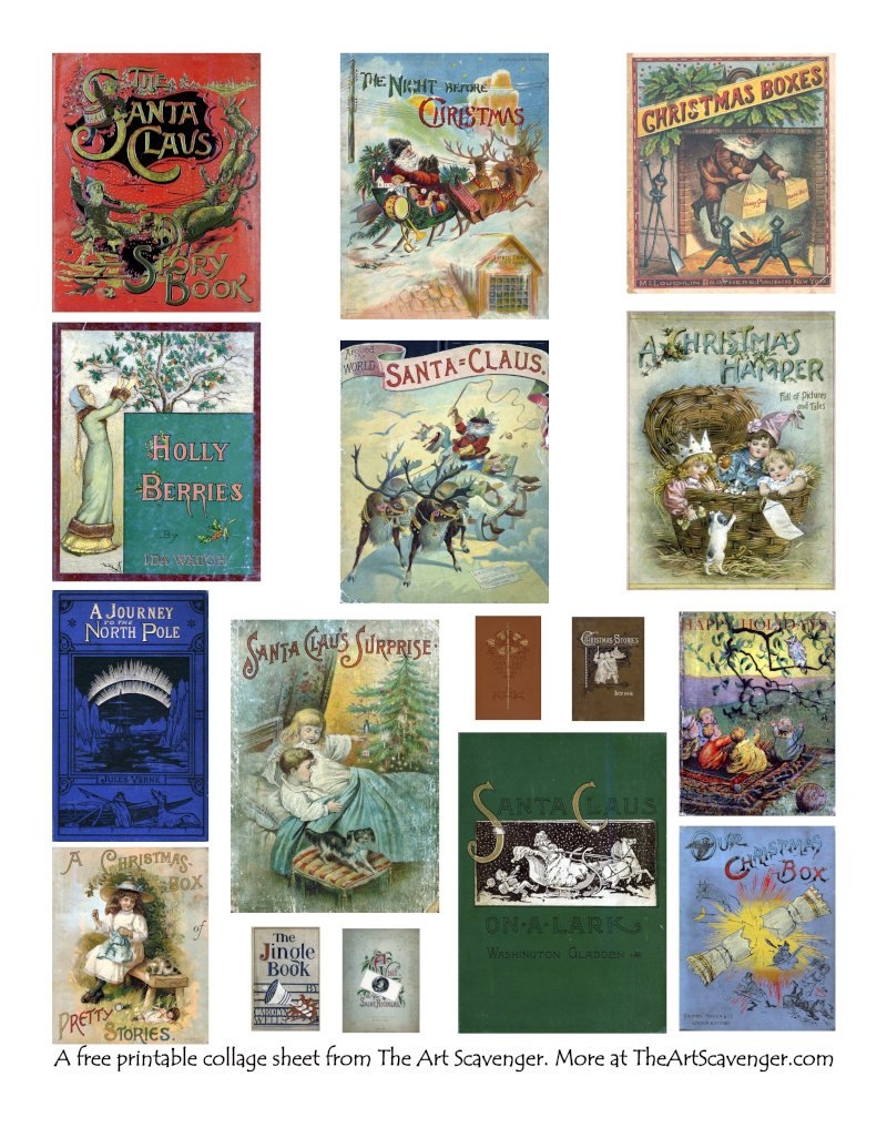 Children s Books Free Printable Collage Ephemera Sheets The Art Scavenger