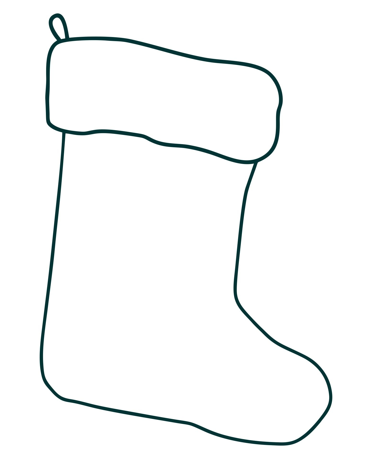 Christmas Stocking Template 15 Free PDF Printables Printablee