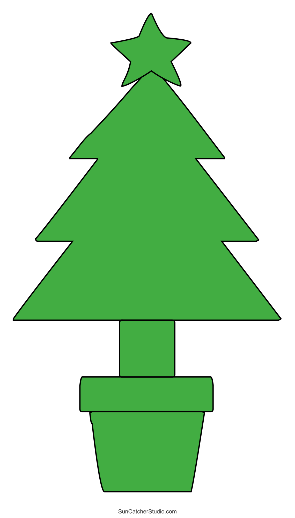 Christmas Tree Templates And Stencils Free Printable Patterns DIY Projects Patterns Monograms Designs Templates