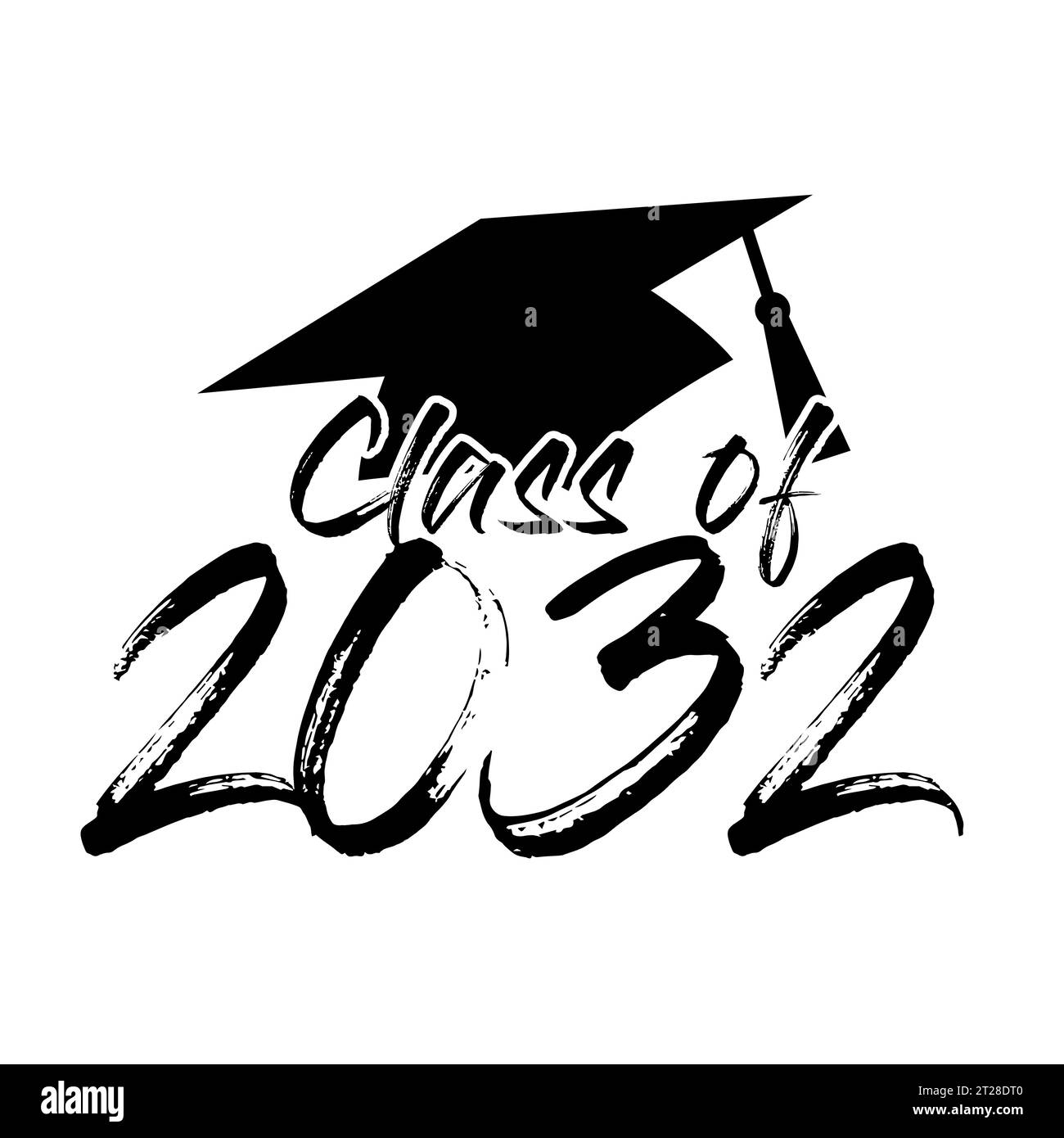Class Of 2032 Design Vector Stock Vector Image Art Alamy