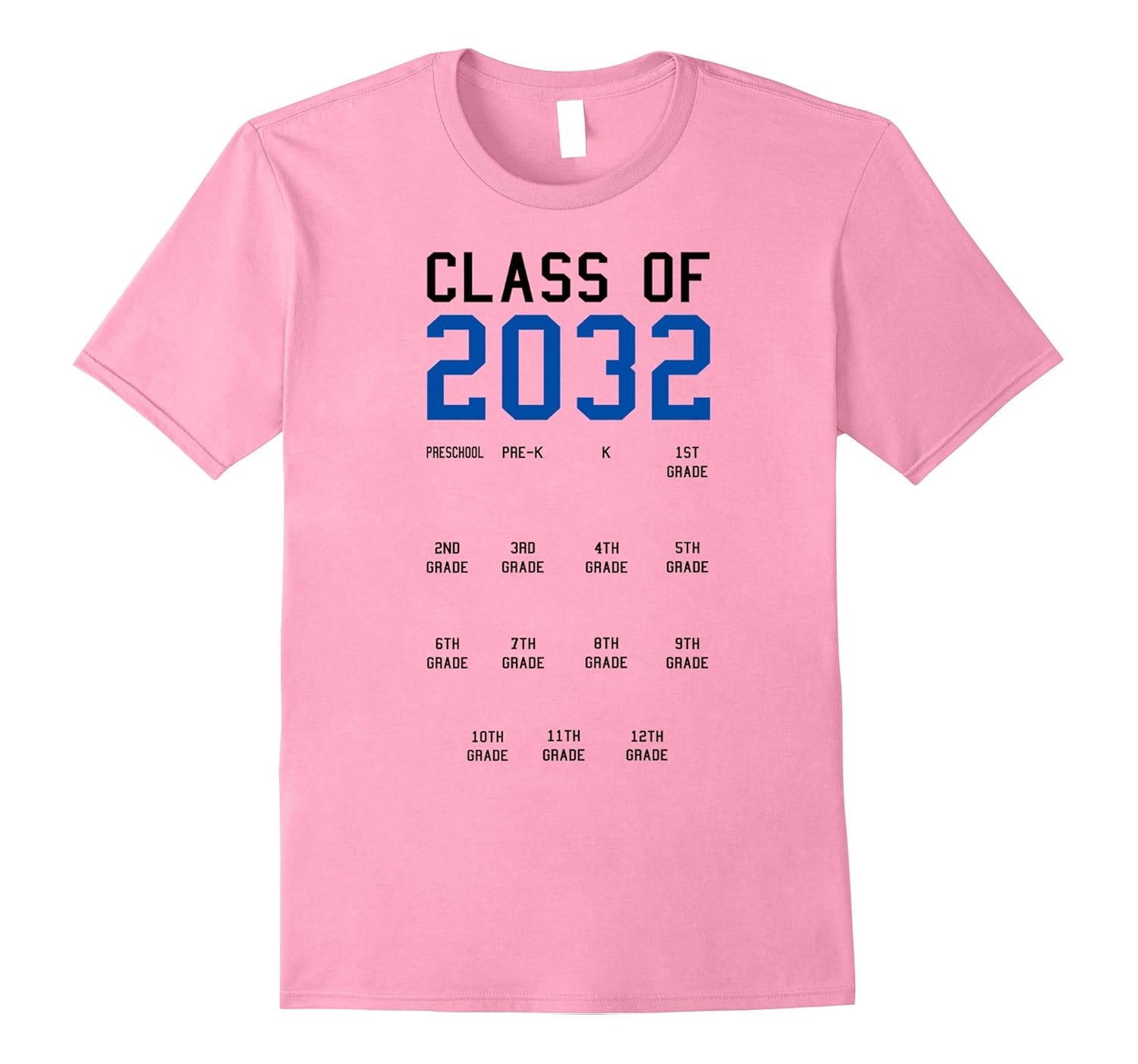 Class Of 2032 Graduation T shirt With Space For Handprints CL Colamaga