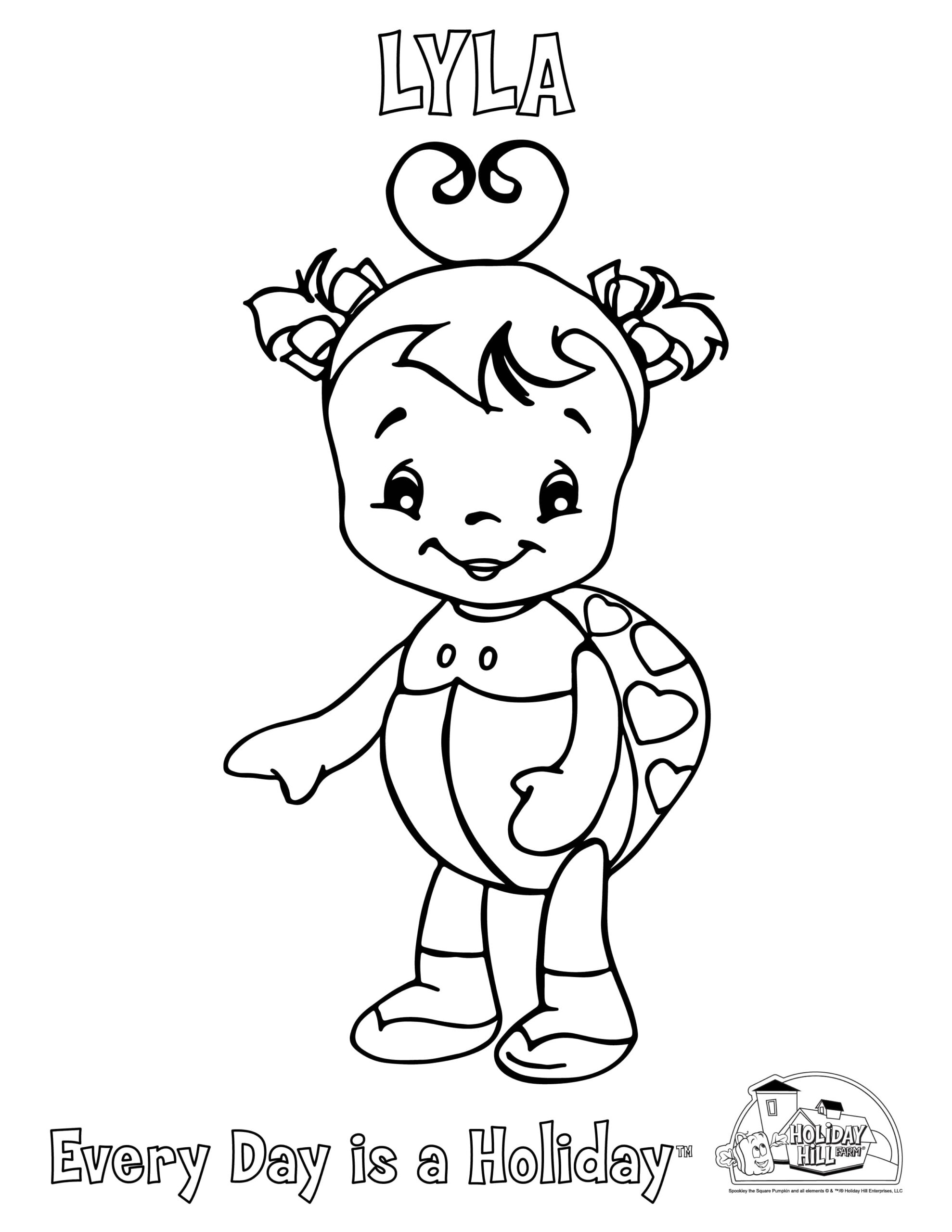 COLORING SHEETS Spookley The Square Pumpkin