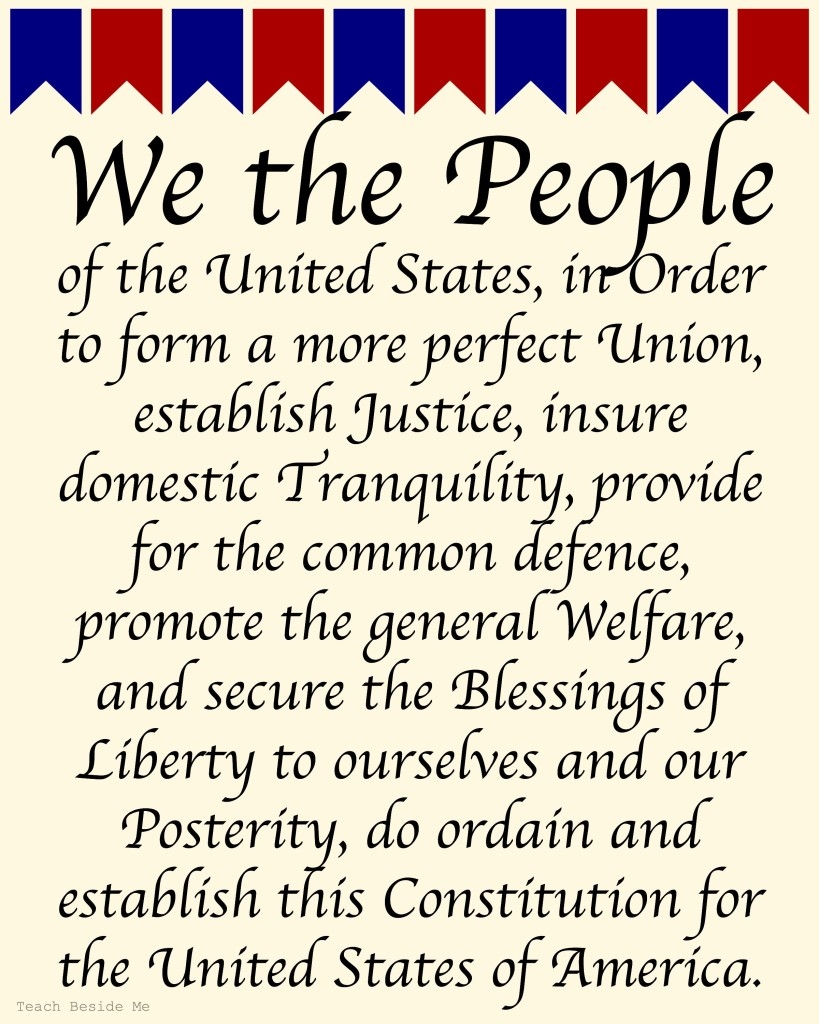 Constitution Learning Resources Teach Beside Me