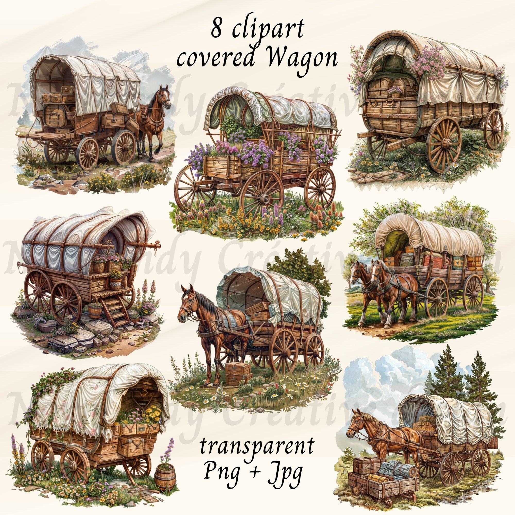 Covered Wagon Clipart Conestoga Wagon Png And Jpg 8 Vintage Covered Wagon Covered Wagon Art Prairie Covered Wagon Graphics Etsy
