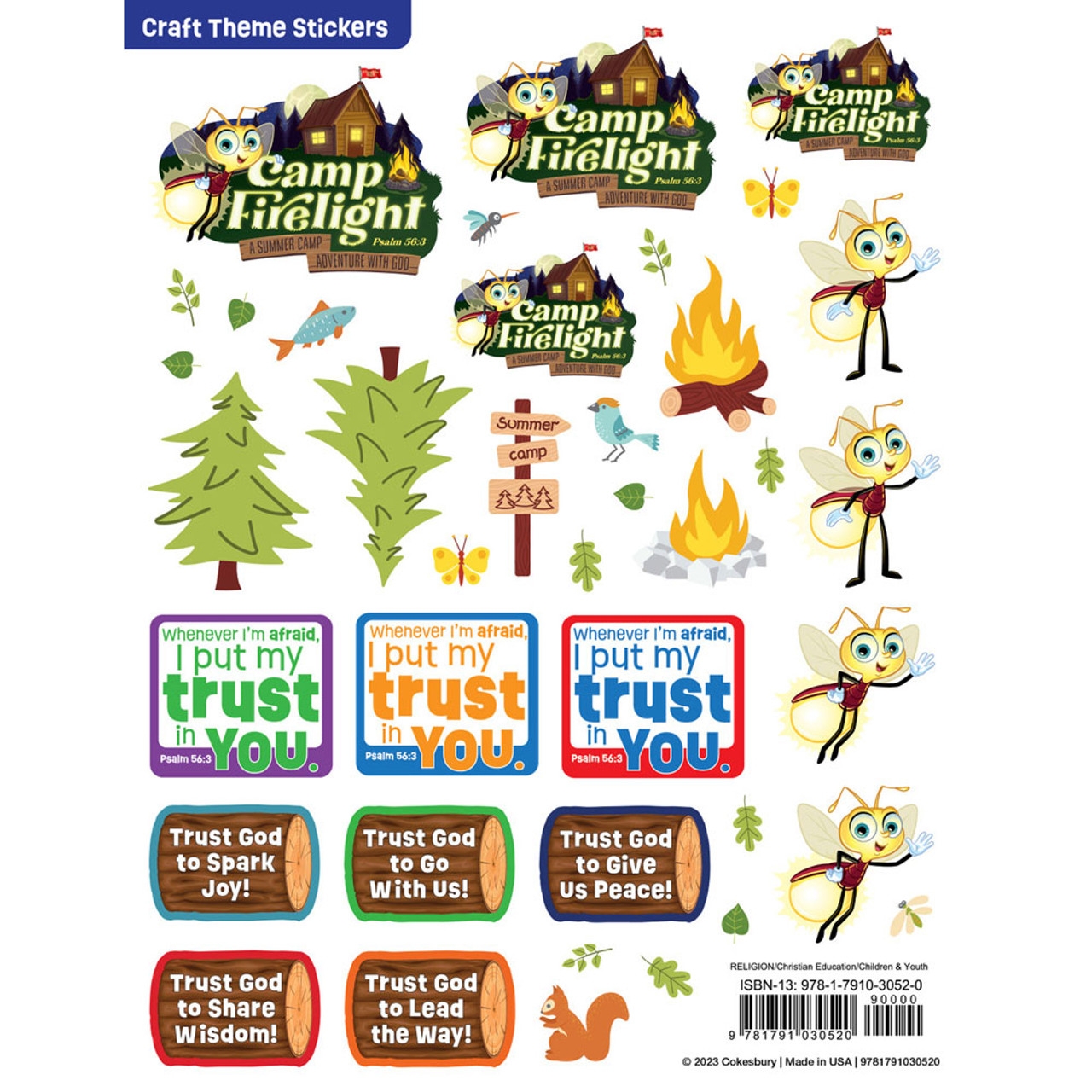 Free Printable Camping Stickers