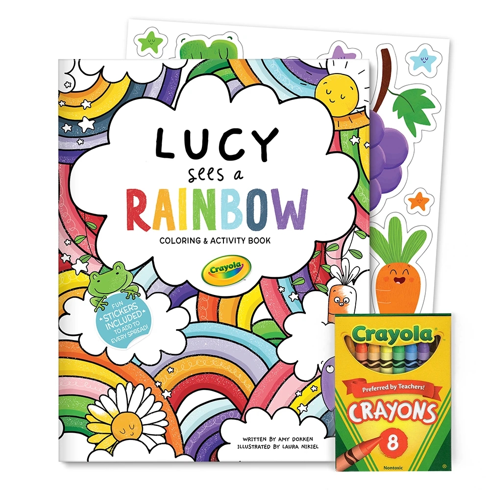 Crayola Learn Colors Personalized Coloring Book Crayons