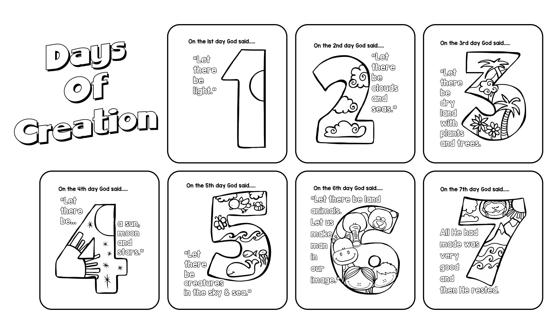 Creation Activity Pages 20 Free PDF Printables Printablee