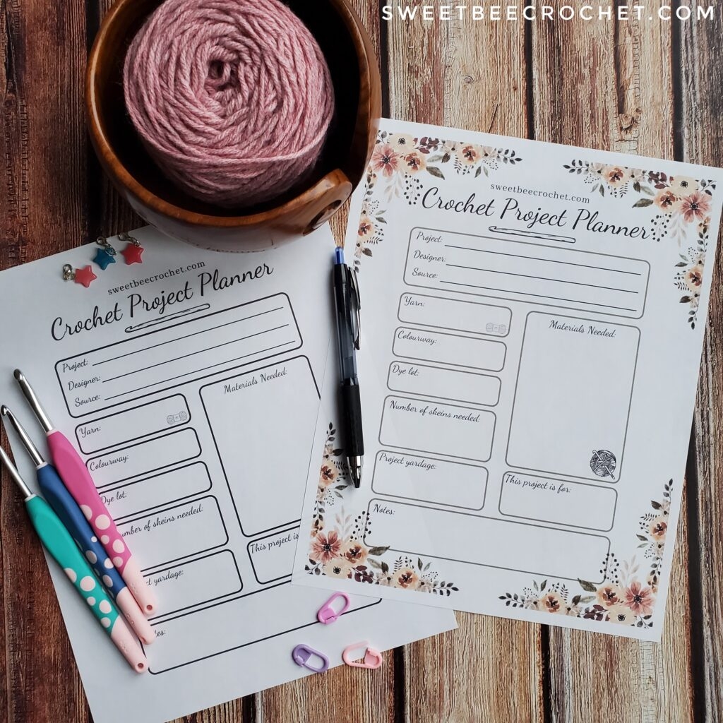 Free Printable Crochet Journal