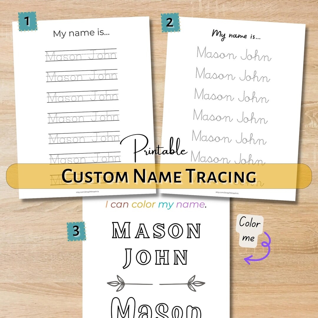 Free Printable Handwriting Name Worksheets