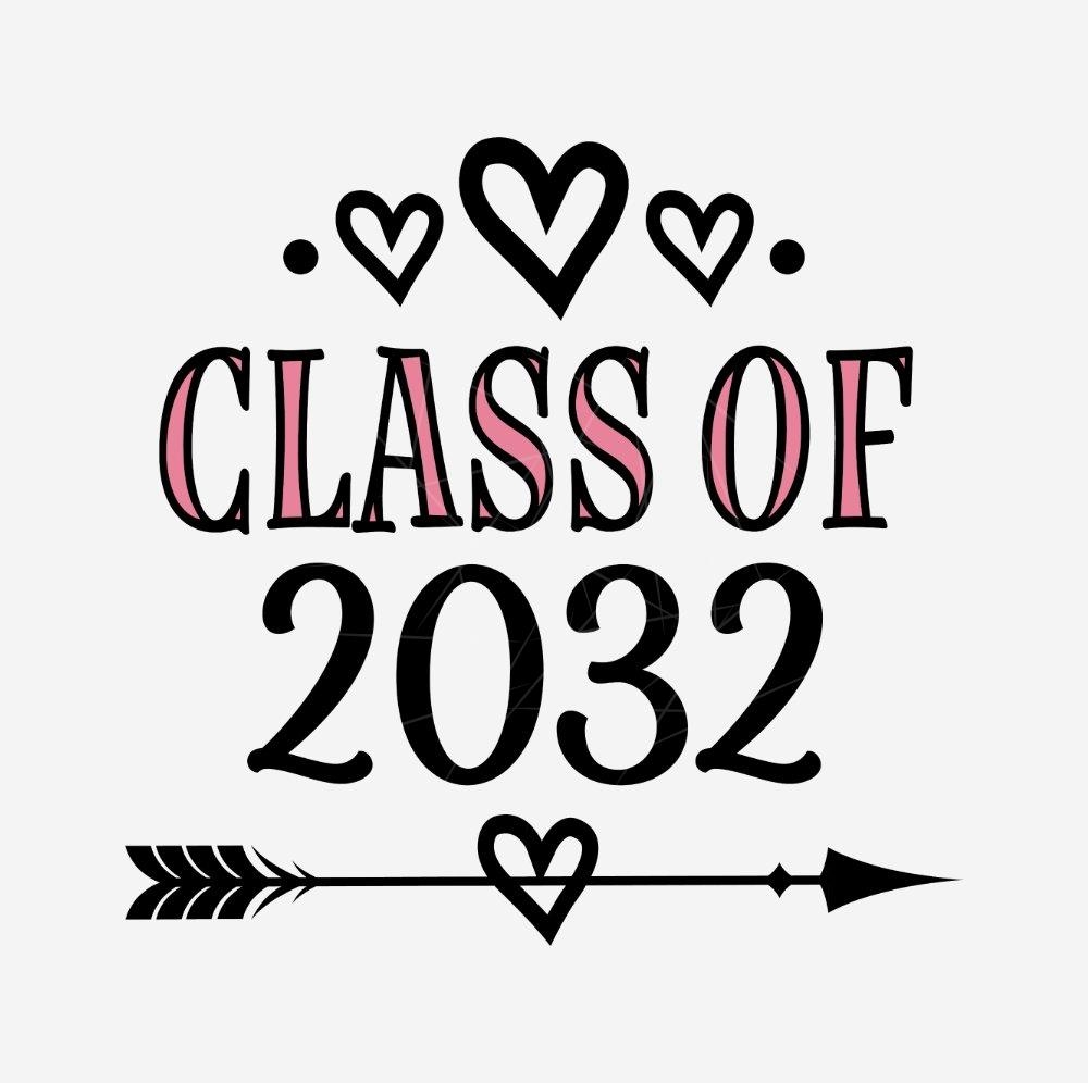 Cute Class Of 2032 Tribal Arrow PNG Free Download Files For Cricut Silhouette Plus Resource For Print On Demand
