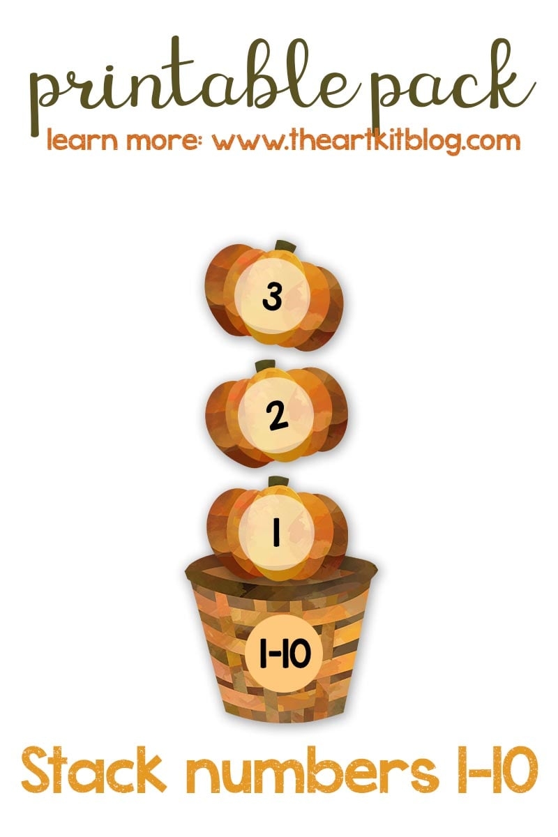 Cute Freebie Counting Pumpkins Numbers 1 10 The Art Kit