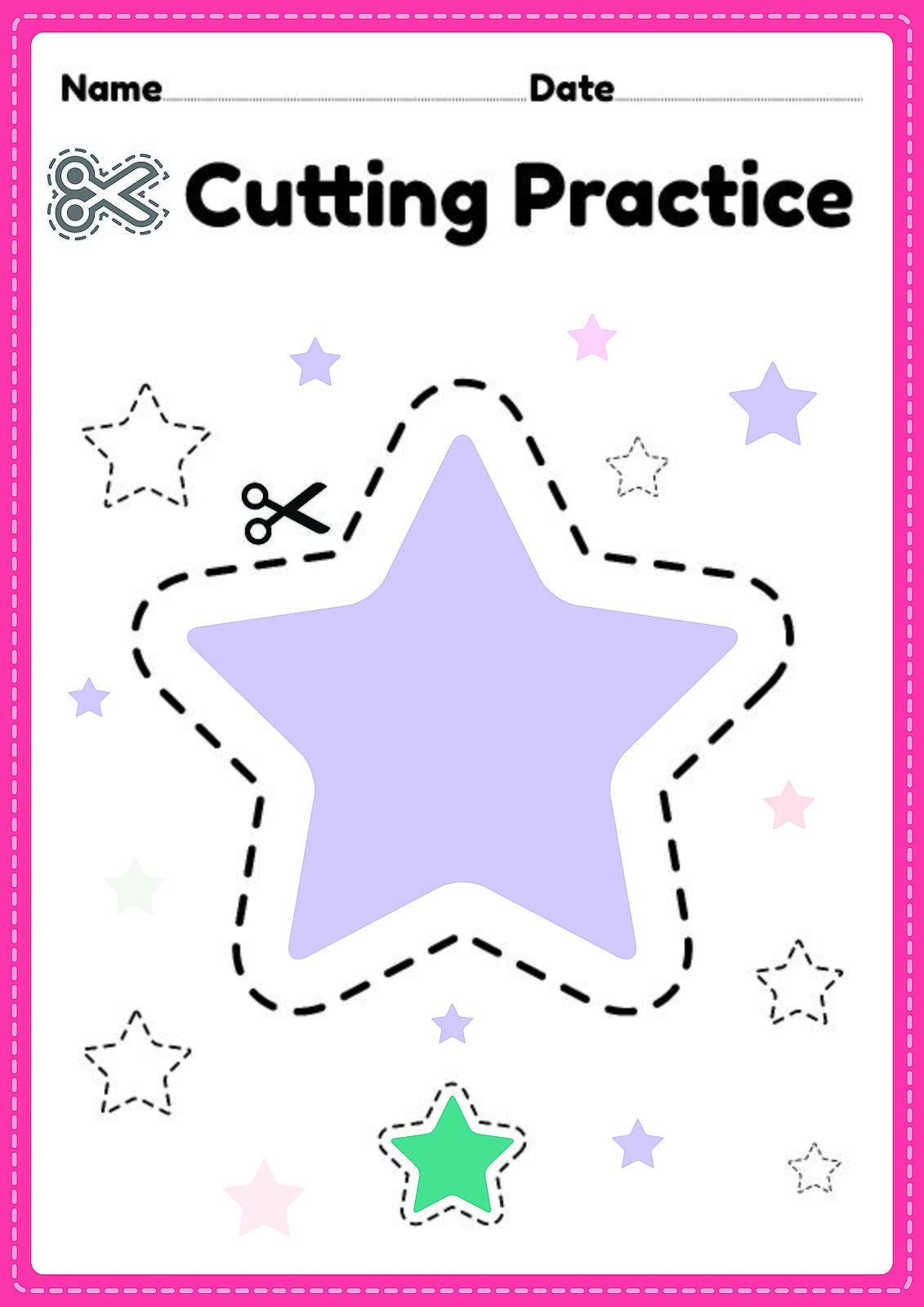 Cutting Practice Worksheets For Kids Free Printable Activity Sheets For Practicing Scissor Skills Printables 30Seconds Mom