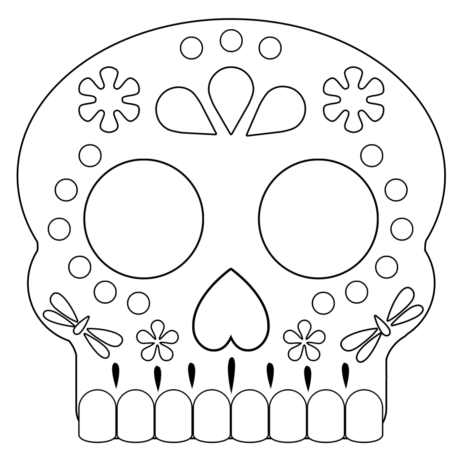 Free Printable Sugar Skull