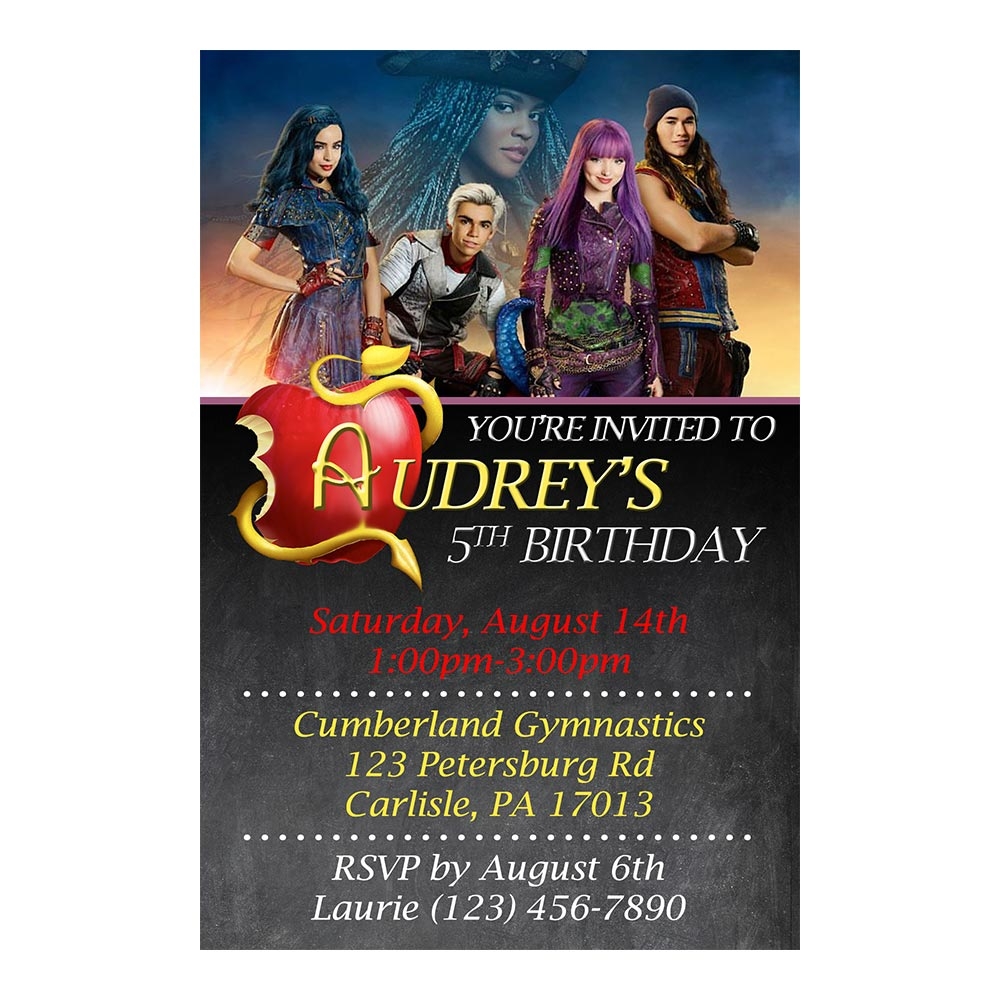 Descendants Invitations General Prints