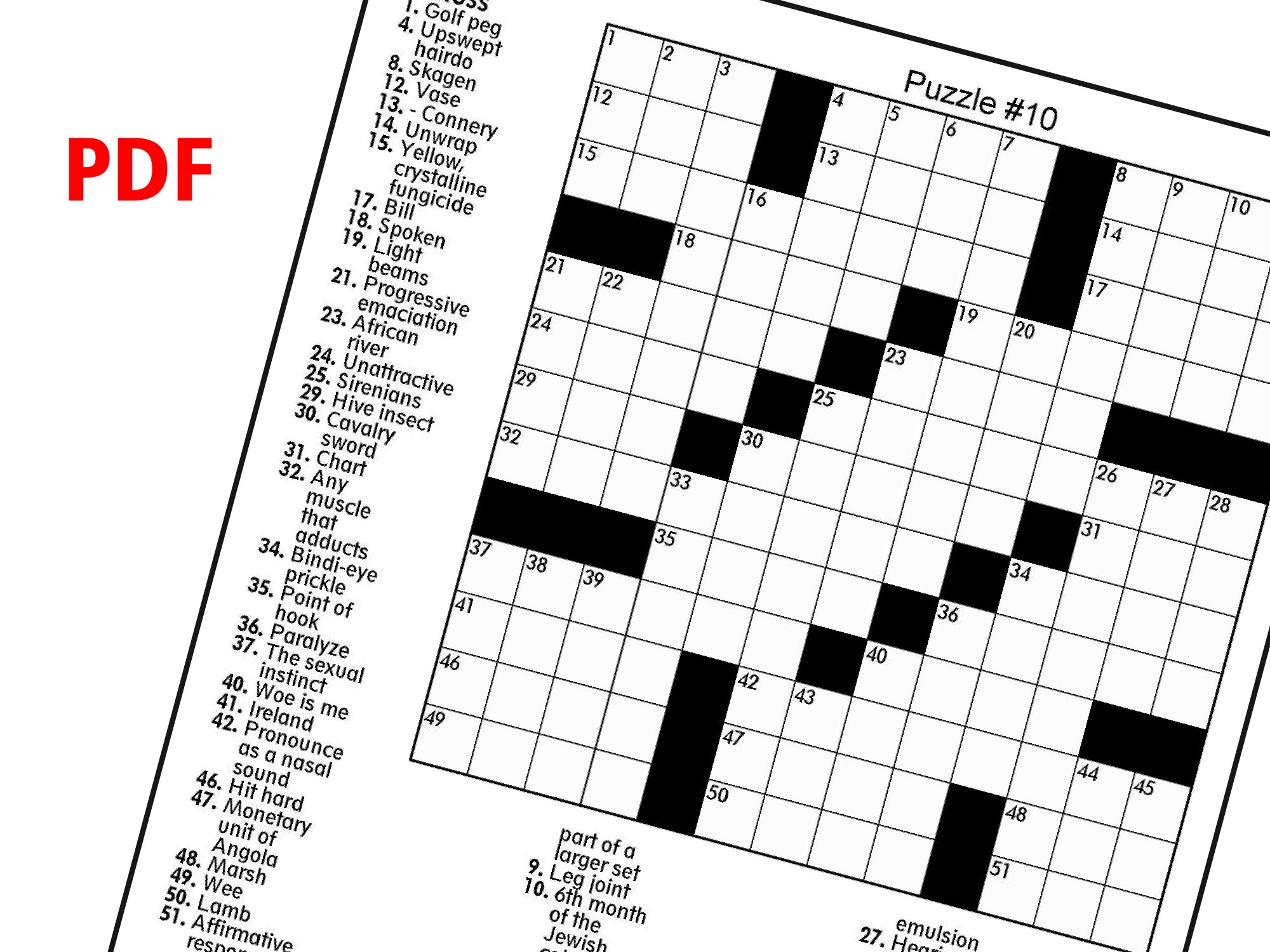 Digital Download 100 Printable Crossword Puzzles For Adults Fun Activities Book For Seniors With Solutions 8 5x11 Inches Crossword Pdf Etsy