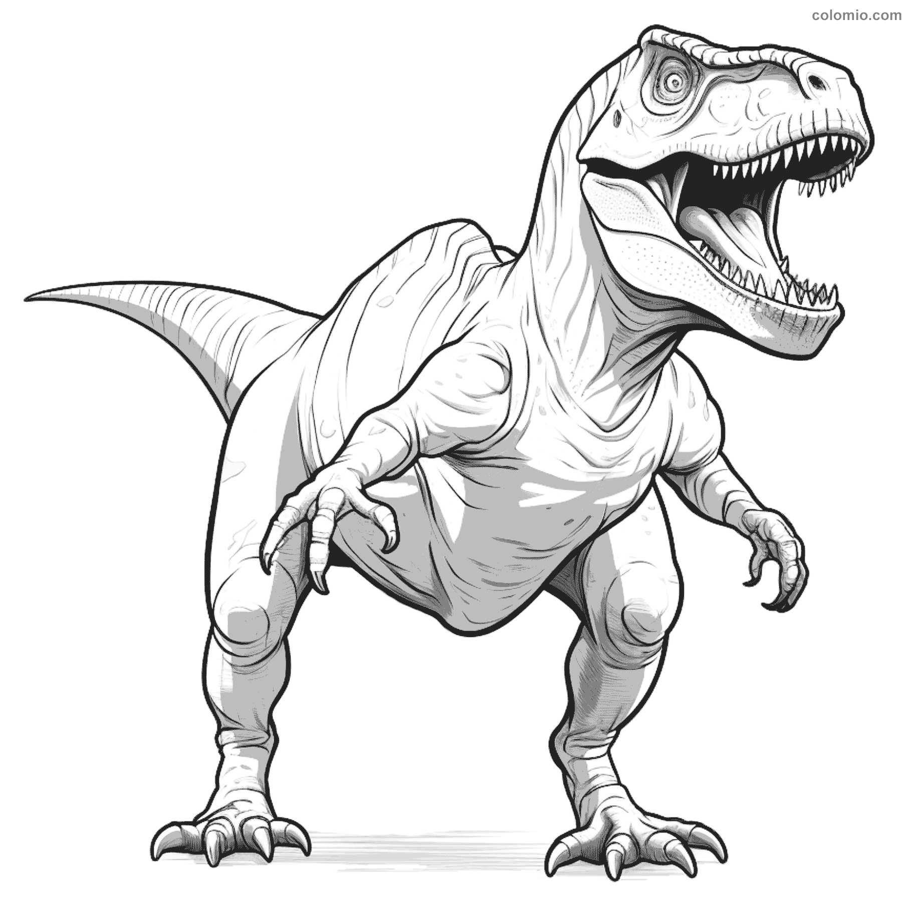 Dinosaur Coloring Pages Free Printable Coloring Pages