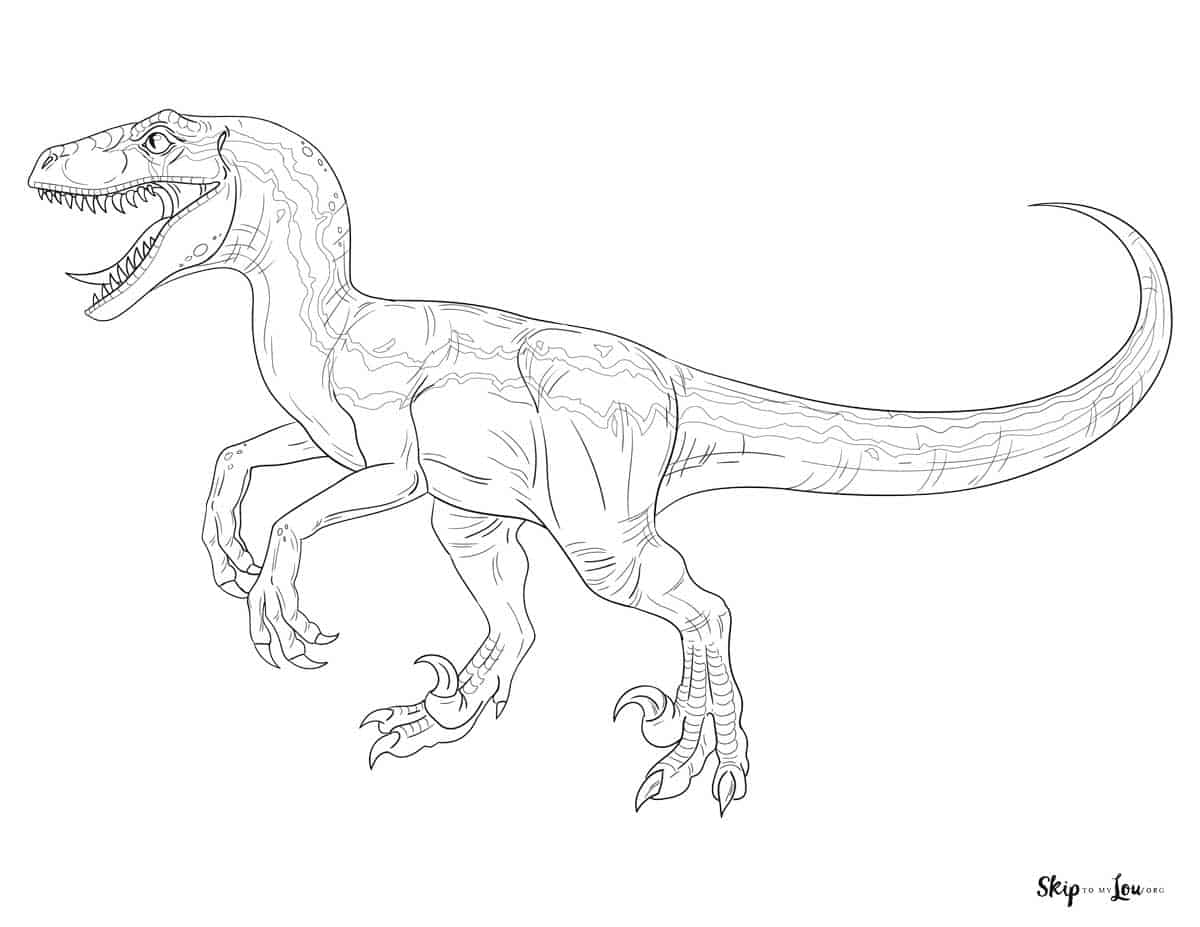 Dinosaur Coloring Pages Free Printables Skip To My Lou