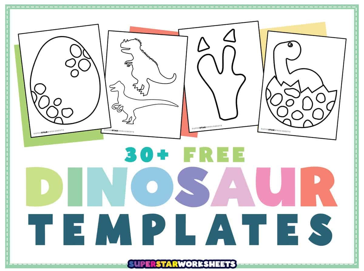 Free Dinosaur Printables For Kindergarten