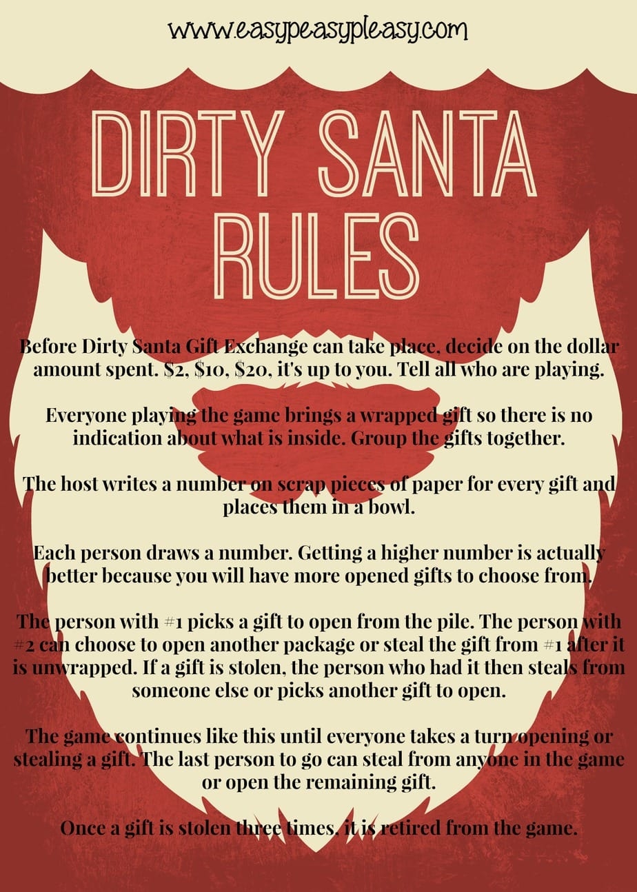 Dirty Santa Lottery Tickets The Perfect Gift Easy Peasy Pleasy
