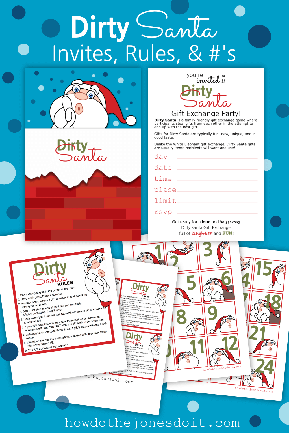 Dirty Santa Rules And Numbers