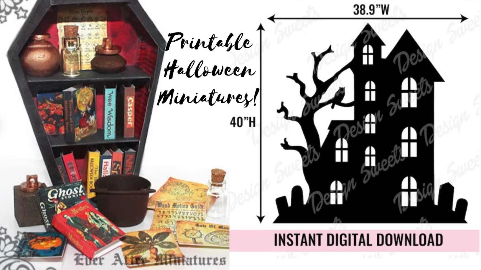 Discover 10 Best Spots For Free Halloween Dollhouse Printables And Spookify Your Mini World 