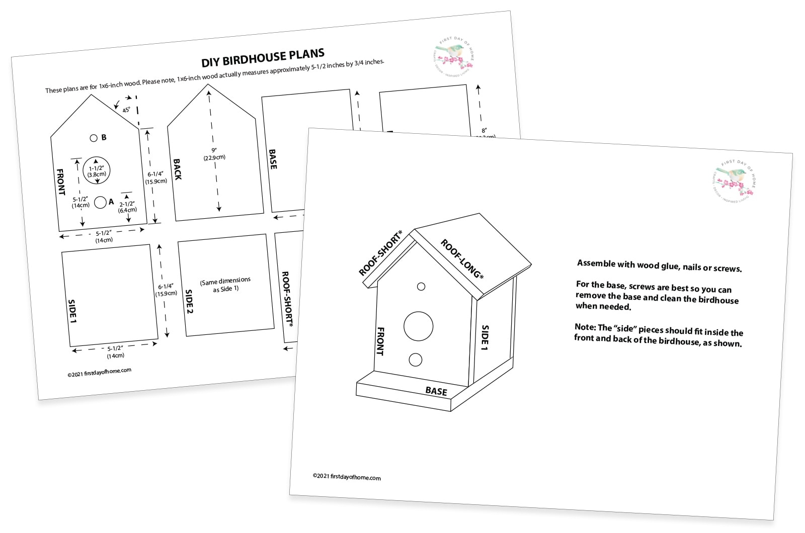 DIY Birdhouse Plans Easy Beginner Tutorial 2024 