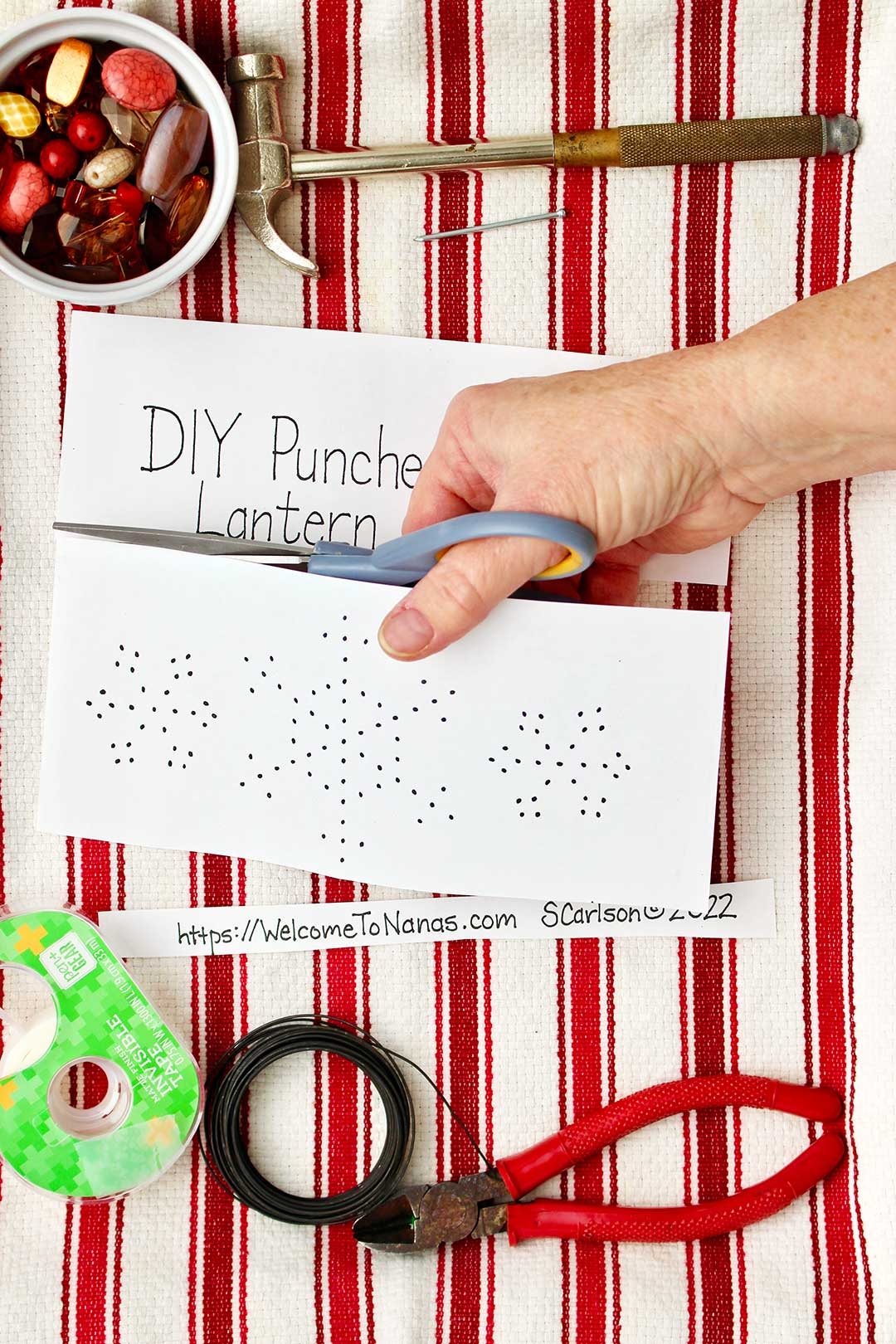 DIY Punched Tin Can Lanterns Welcome To Nana s