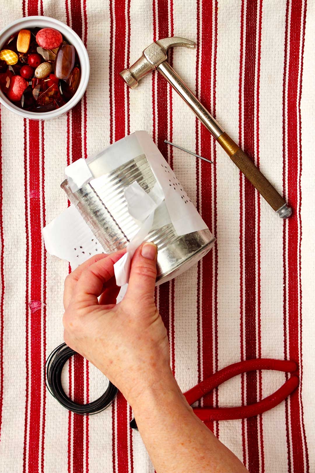 DIY Punched Tin Can Lanterns Welcome To Nana s
