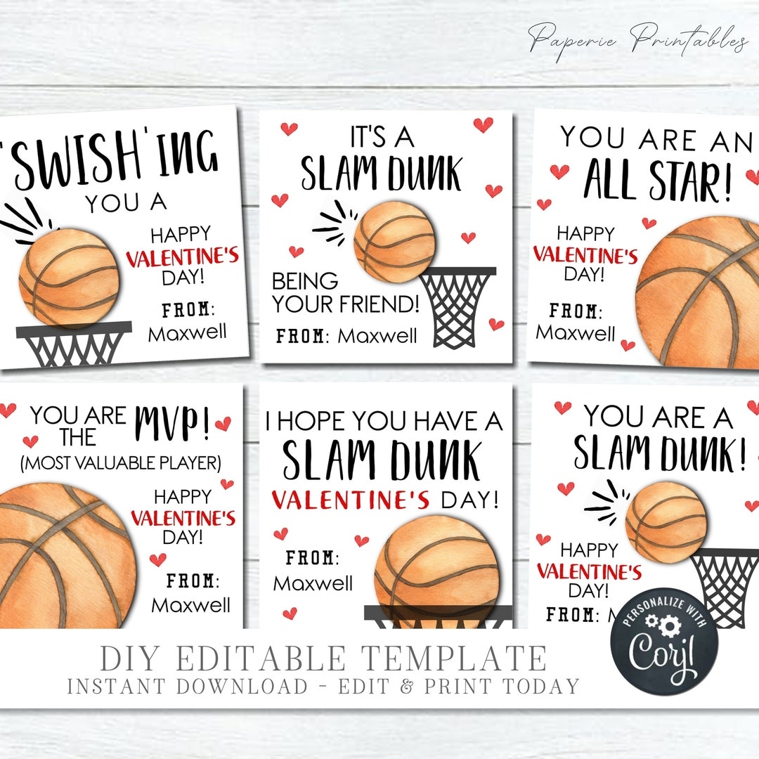 Free Basketball Printable Card