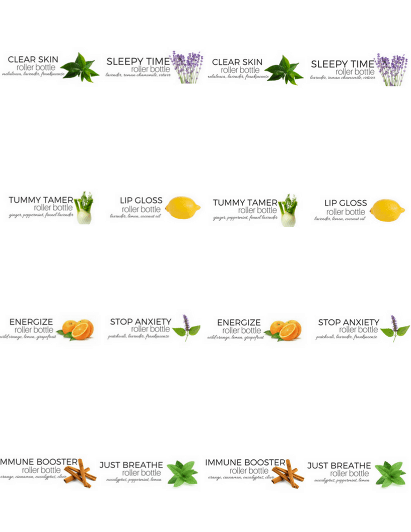Free Printable Essential Oil Recipes
