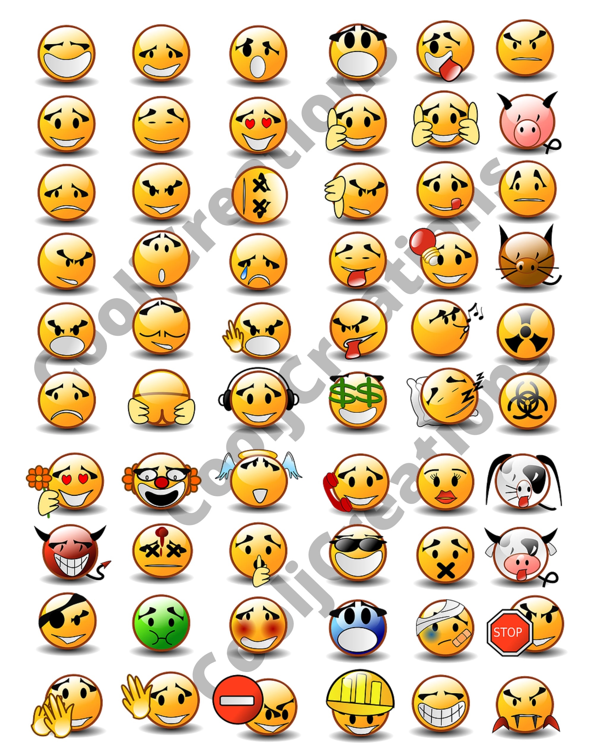 Printable Emojis Free