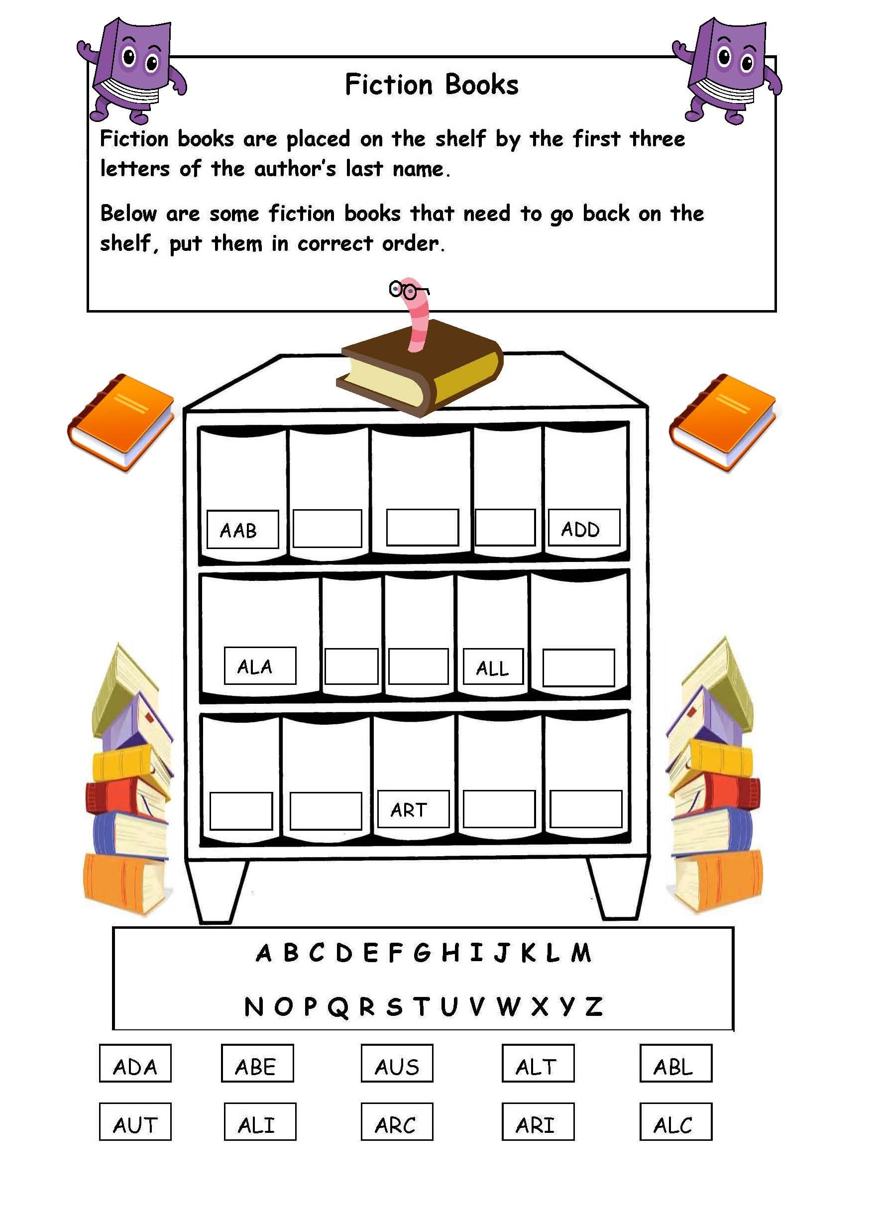 English Worksheets At The Library Worksheets Library
