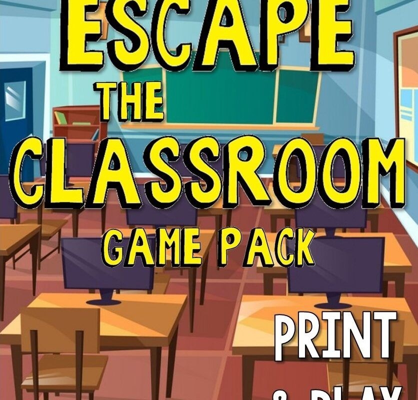 Escape The Classroom Game FREE Pack Print And Play Teachaboo