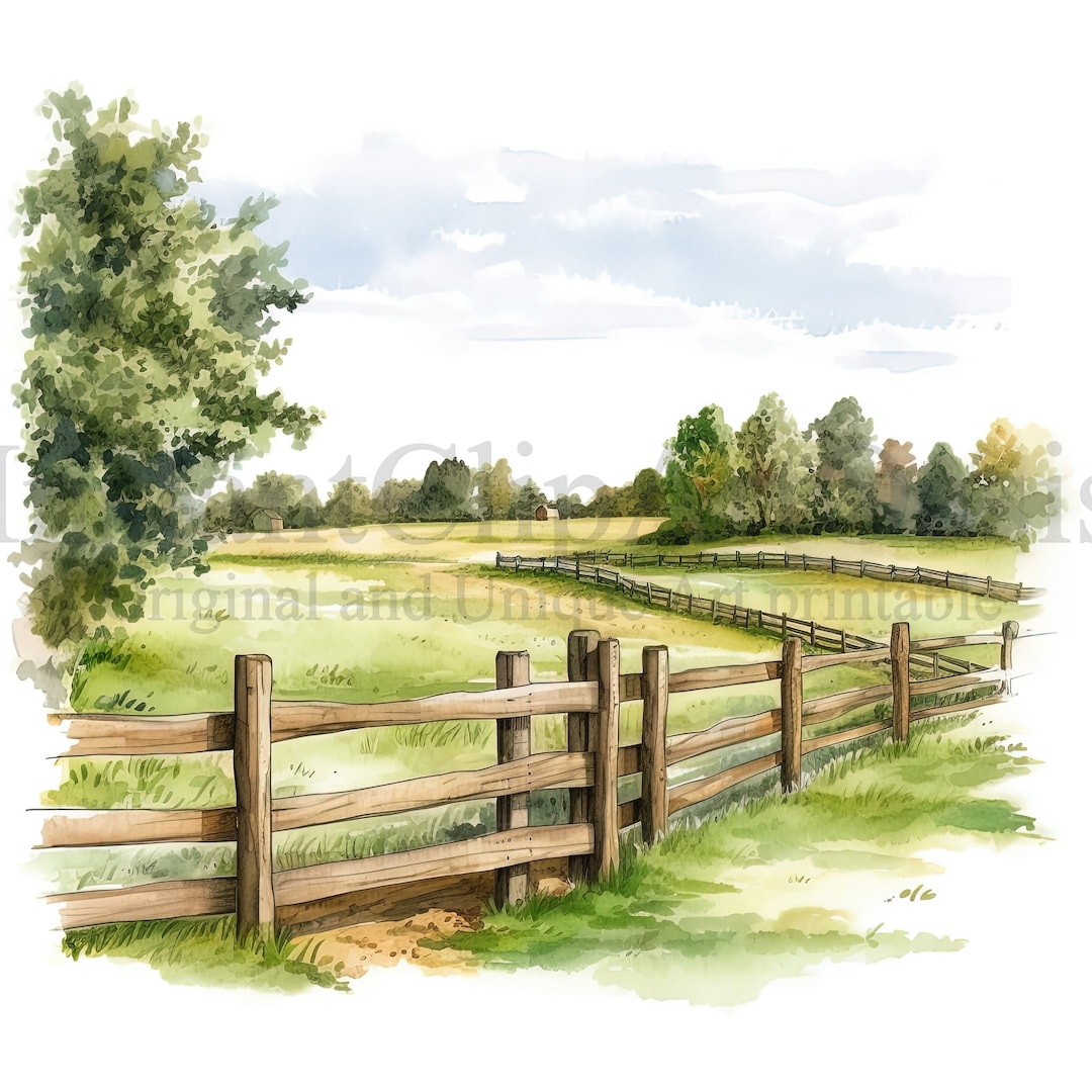 Free Printable Farm Fence