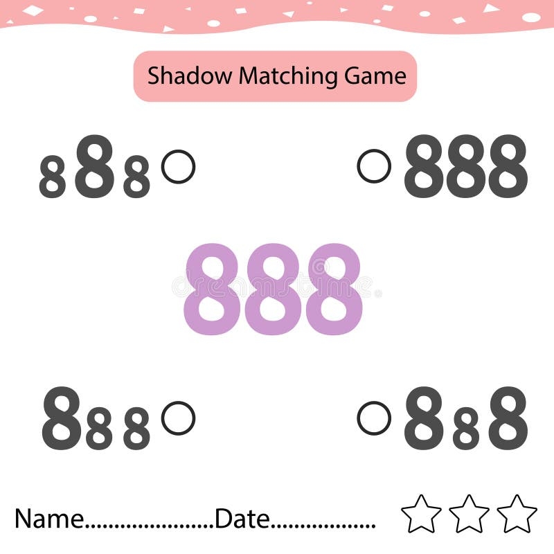 Find Number 2 Correct Shadow Find And Match Correct Shadow Of Friut Kids Educational Game Printable Worksheet Illustration Stock Illustration Illustration Of Activity Playing 268631117