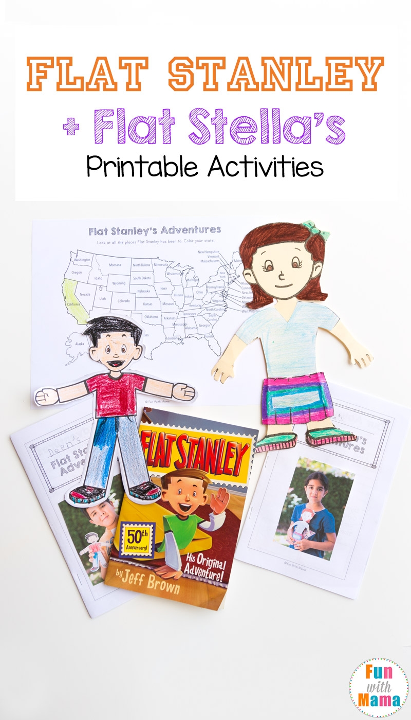 Flat Stella Flat Stanley Printable Activities Fun With Mama