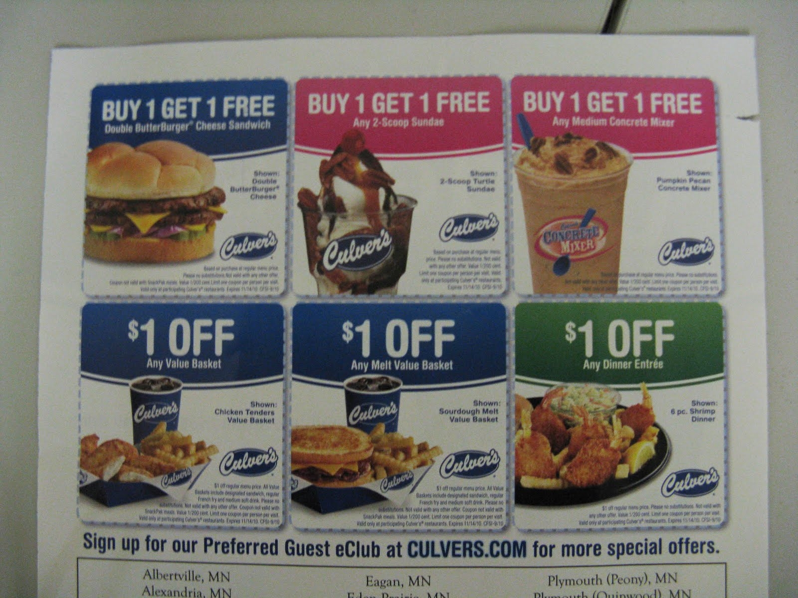 Culver Coupons Free Printable