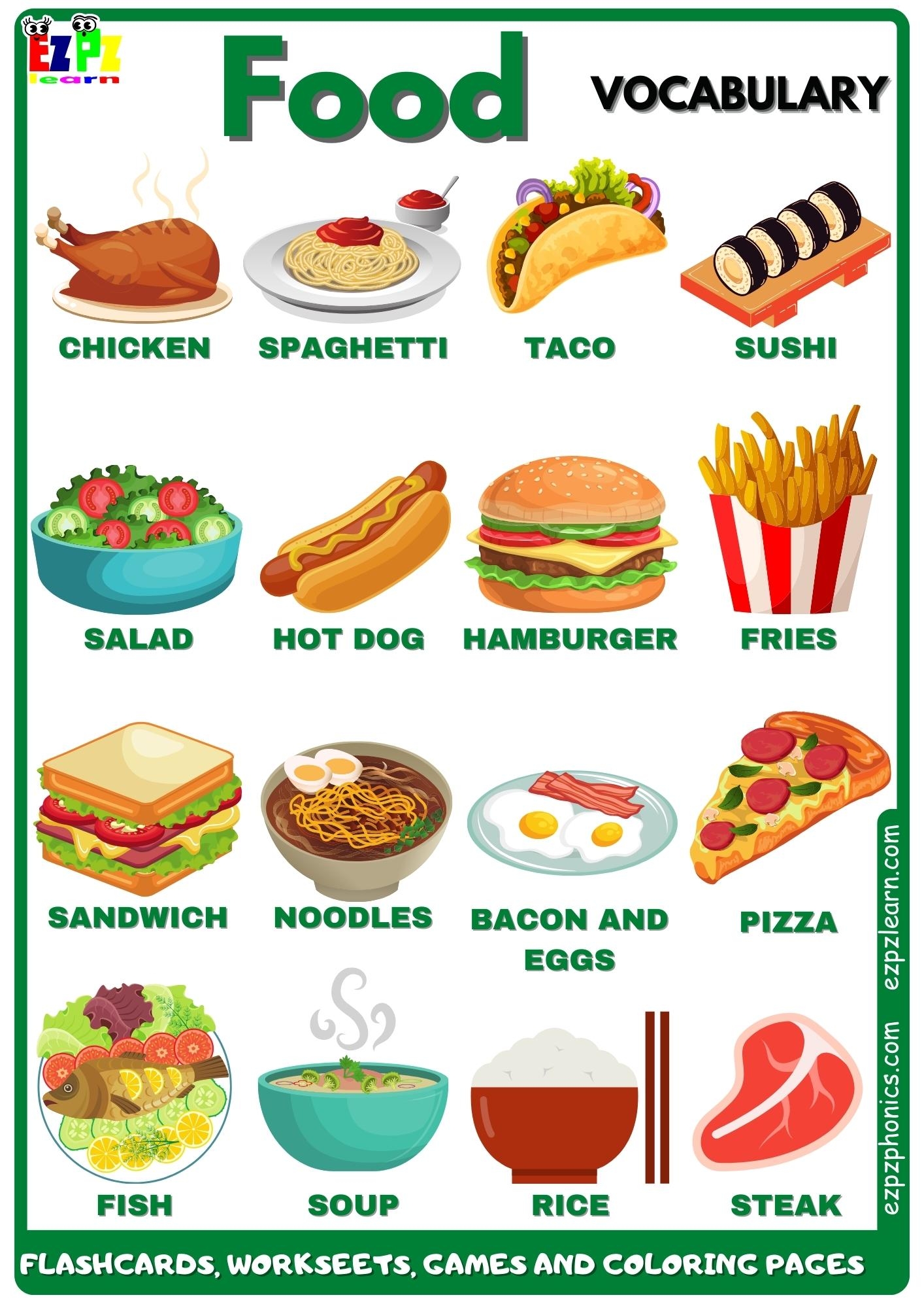 Flashcards Esl Printable Free