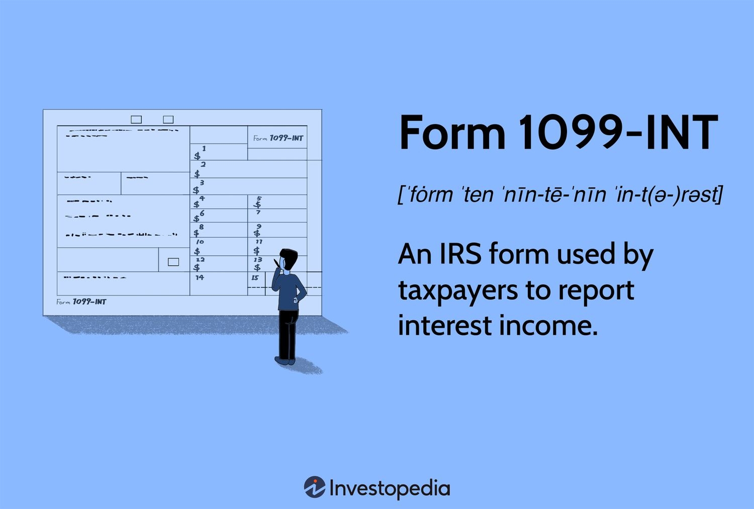 Form 1099 INT What It Is Who Files It And Who Receives It
