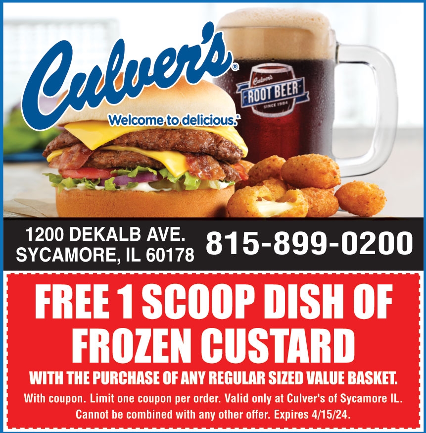 FREE 1 SCOOP DISH OF FROZEN CUSTARD WITH THE PURCHASE OF ANY REGULAR SIZED VALUE BASKET Online Printable Coupons USA Local Free Printable Shopping Coupons