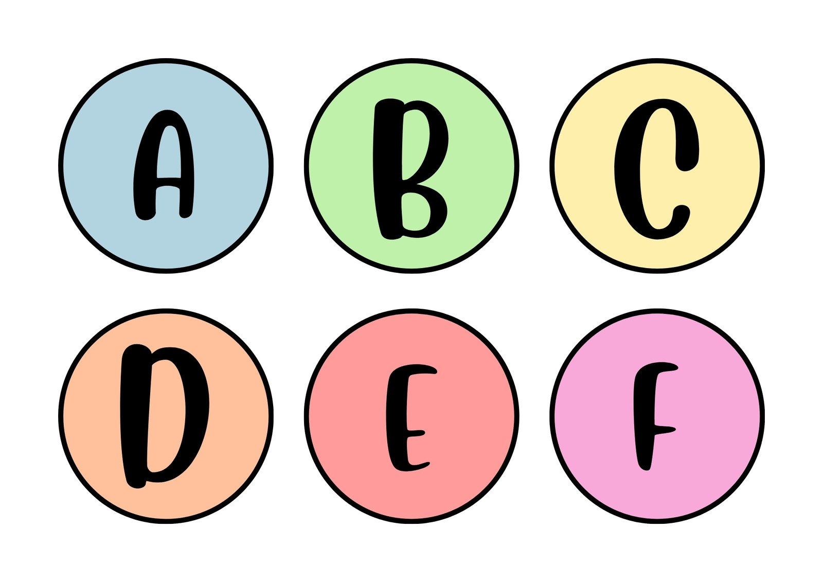 Free And Customizable Alphabet Templates