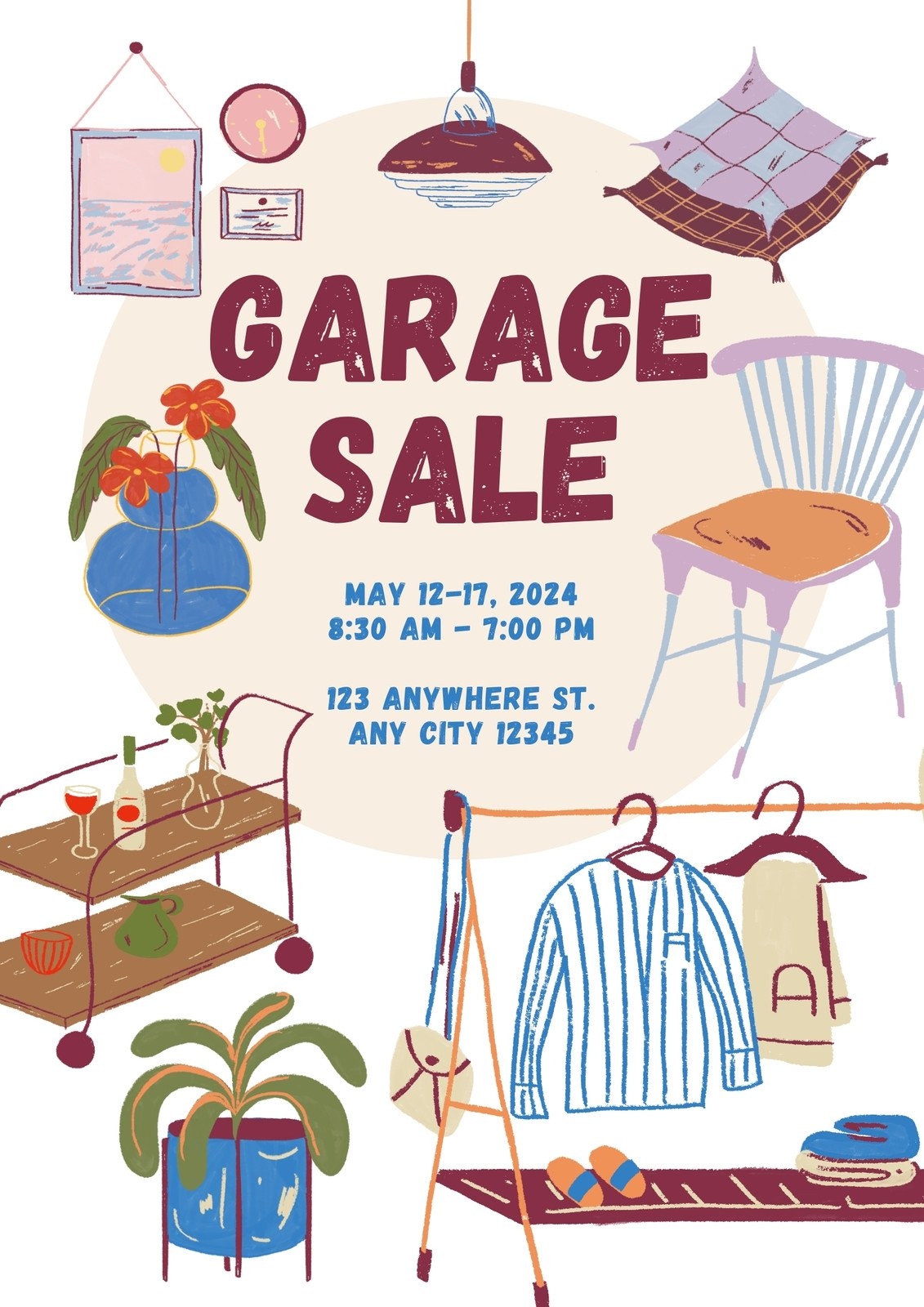 Free And Customizable Yard Sale Templates