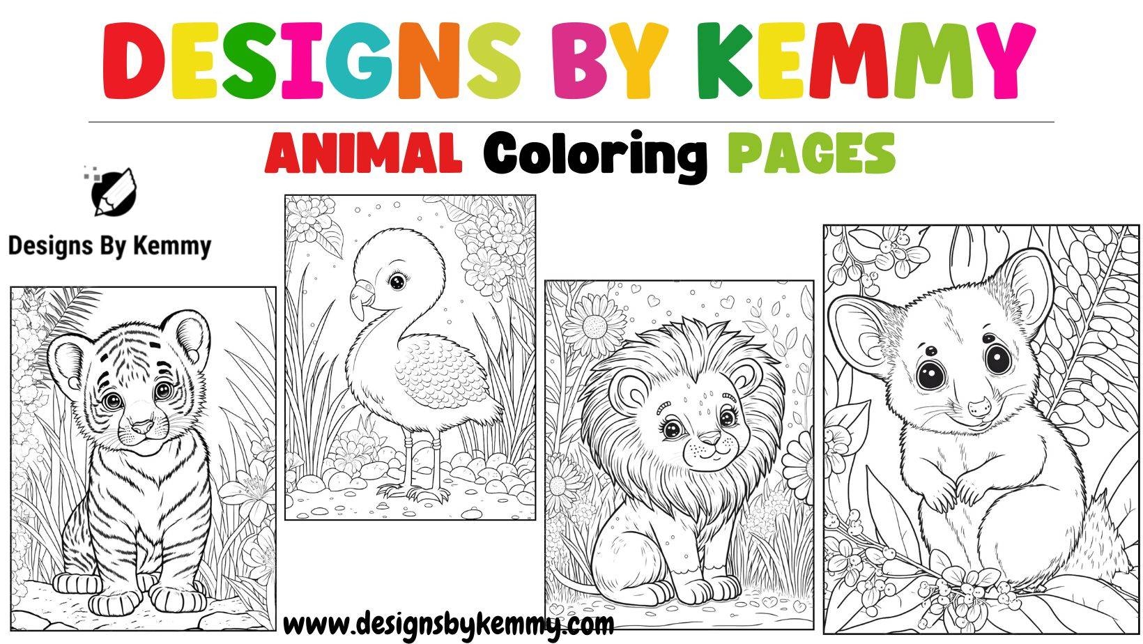 Free Animal Coloring Pages ColorfulFam Free Premium Coloring Pages For The Whole Family