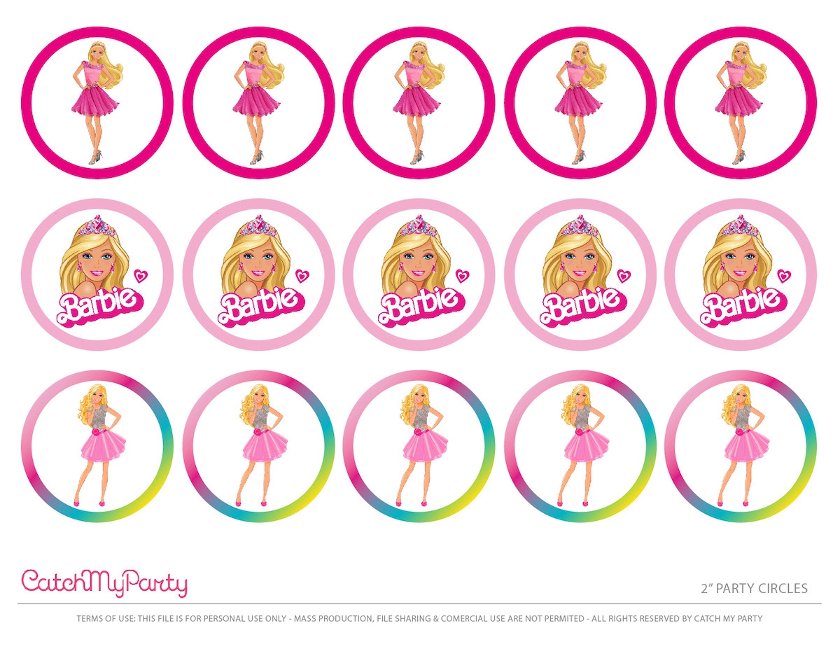 FREE BARBIE Let s Go Party Printables Catch My Party