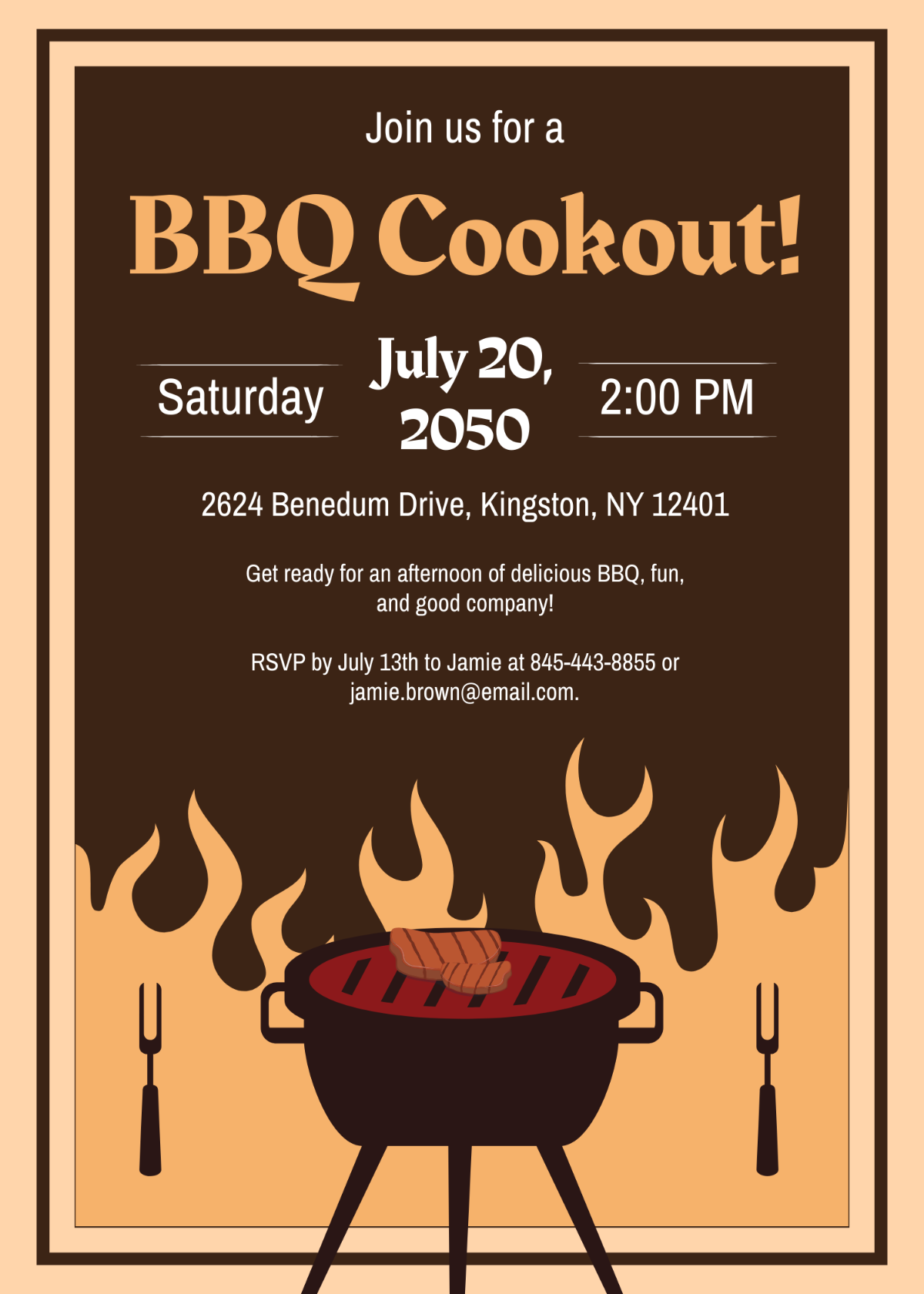 Free Printable Cookout Invitations