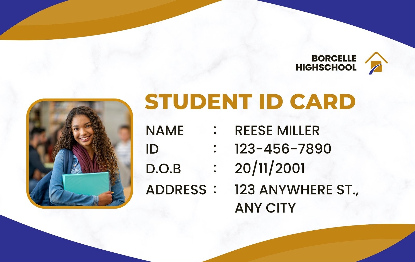 Free Kids Id Card Printable